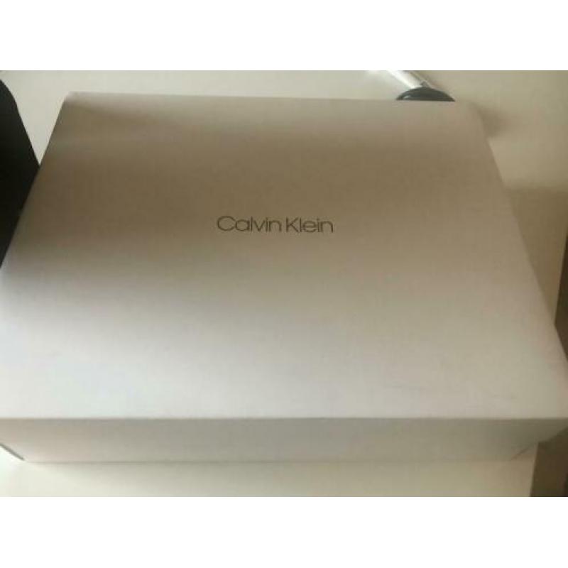 Calvin Klein suède laars zwart met hak maat 38