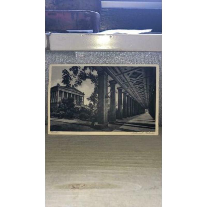 WW2 briefkaart foto Berlin National-Galerie text en zegel