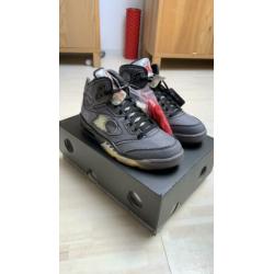 Air jordan 5 off white maat 42
