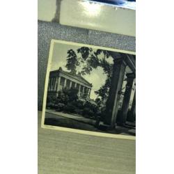 WW2 briefkaart foto Berlin National-Galerie text en zegel