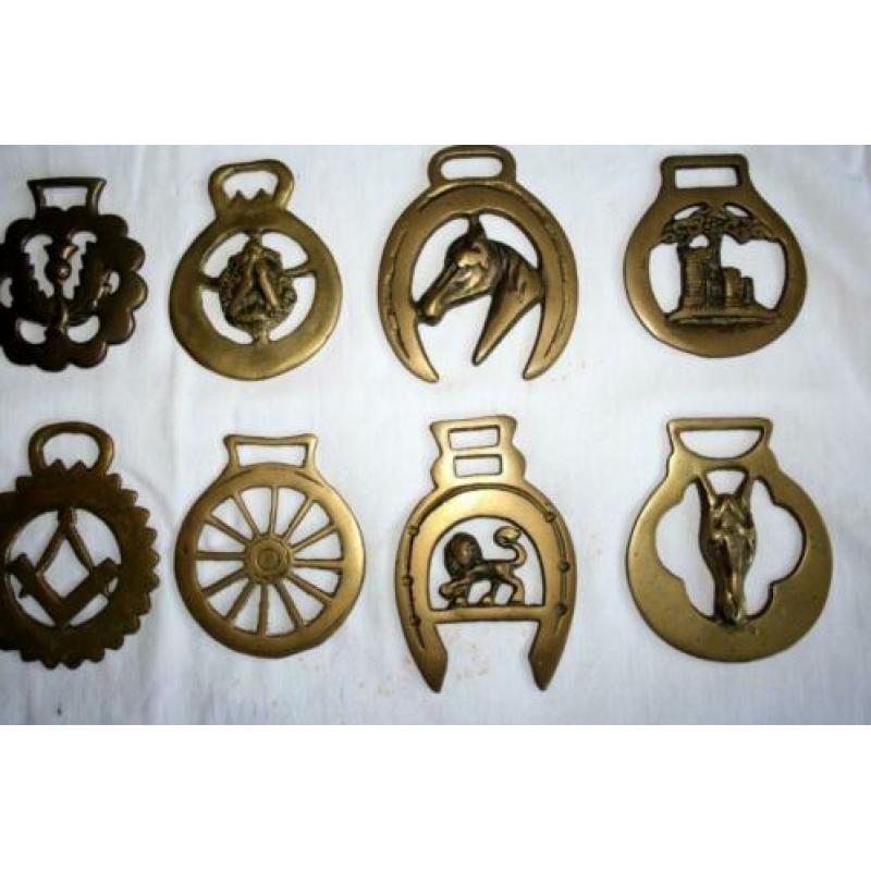 Collectie Horse Brasses. (voor op paardenhoofdstel)