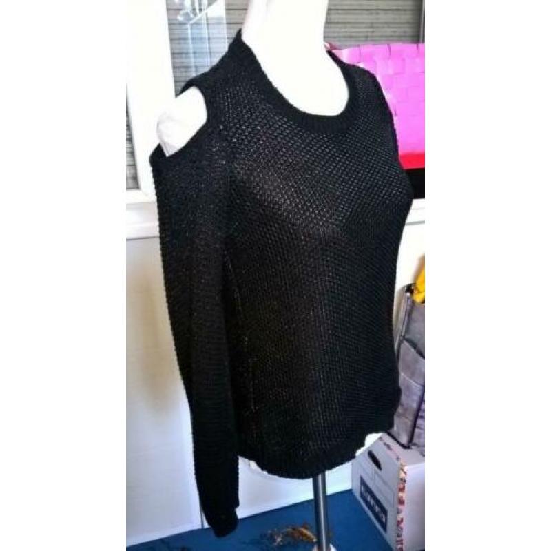 SuperTrash heavy knitted pull black-metal "Kane" mt.S ZGAN!
