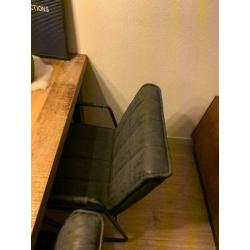 Eetkamerstoelen met armleuning antraciet