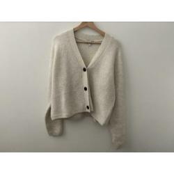 & Other Stories vest ecru knopen maat s