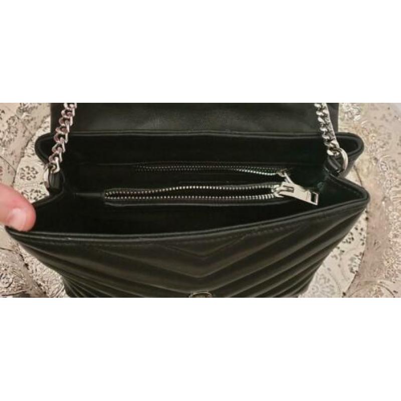 Leren crossbody bag