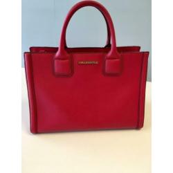 Karl Lagerfeld tas raspberry