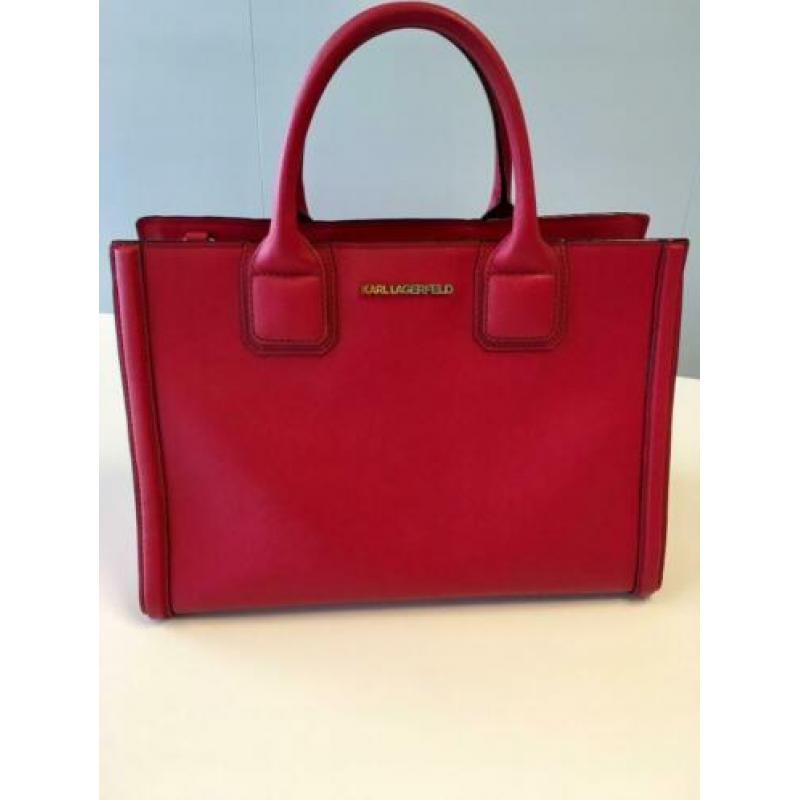 Karl Lagerfeld tas raspberry