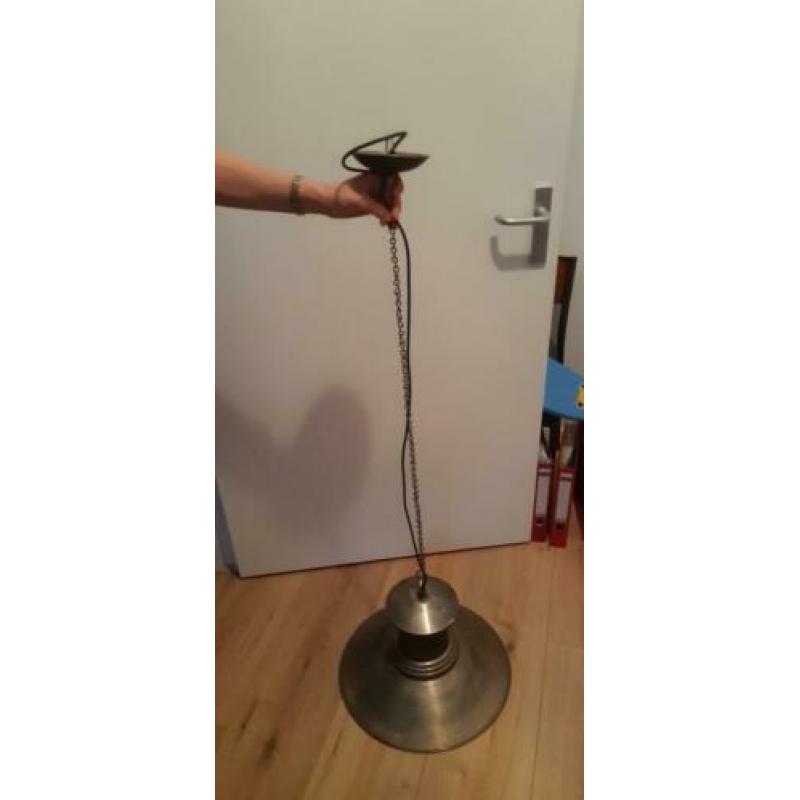 Vintage industriële scheepslamp