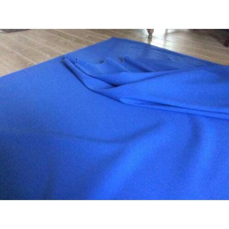 Bekledingstof kobaltblauw 6.00 x 1.45 m.