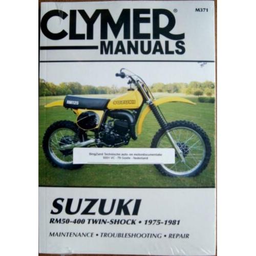 Suzuki RM50 tot 400 Twin Shock 1975 - 1981 Gratis verzenden