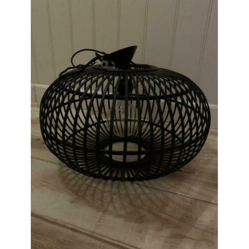 Zwarte hanglamp 60 cm