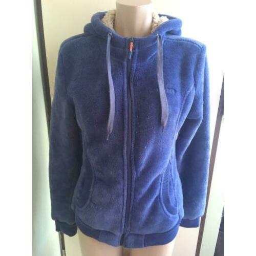 Ayacucho blauw teddy vest S 36 bever sport warm winter