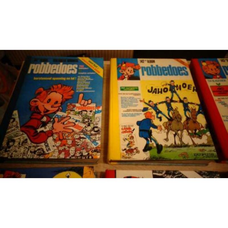 Robbedoes stripboeken verzamelde nummers HC 10 stuks