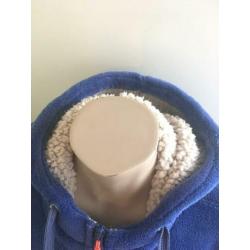 Ayacucho blauw teddy vest S 36 bever sport warm winter
