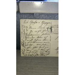 WW2 briefkaart foto Berlin National-Galerie text en zegel