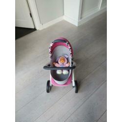 Kinderwagen/ buggy met baby van Vtech