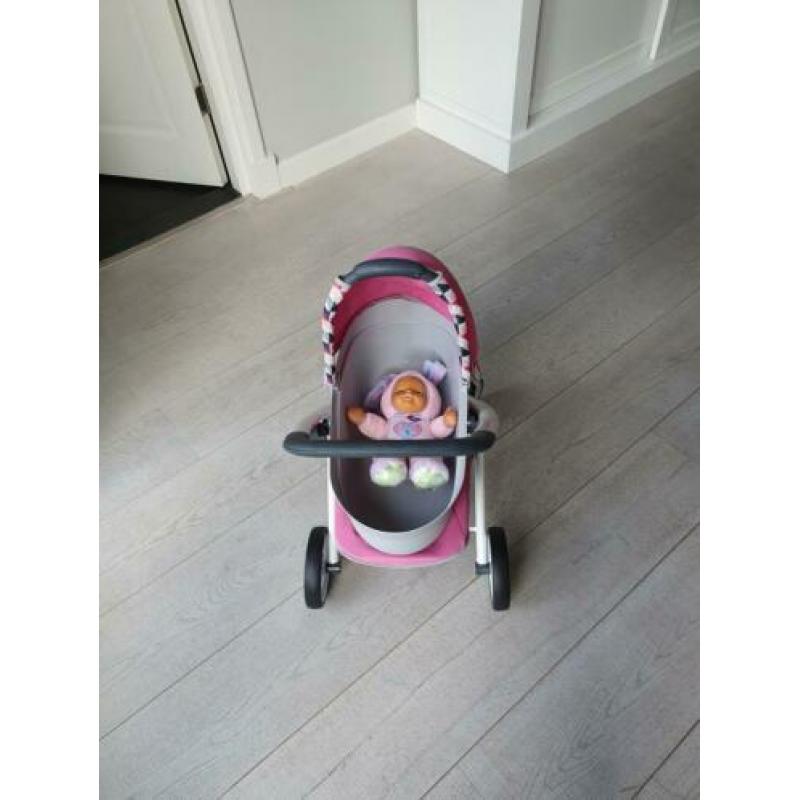 Kinderwagen/ buggy met baby van Vtech