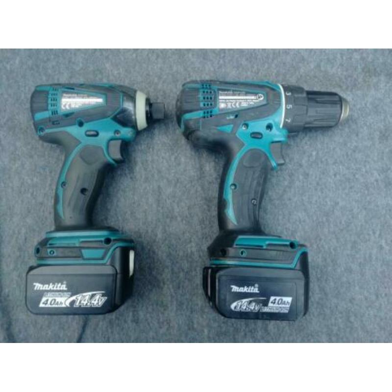 Makita set DDF446 en DTD134 met 2x4.0AH accu's en lader