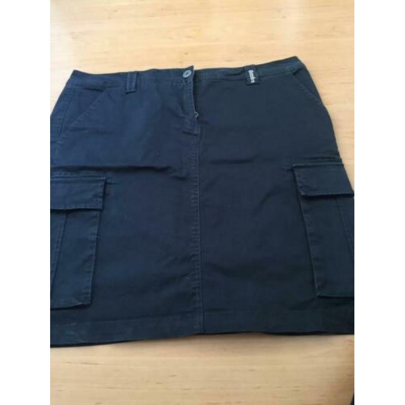 *** rok donkerblauw xl Gaastra dikke katoen met splitje