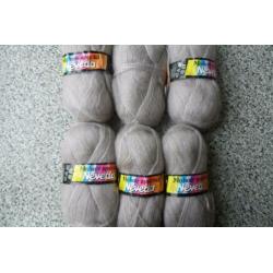6 bollen mohair brei of haak garen