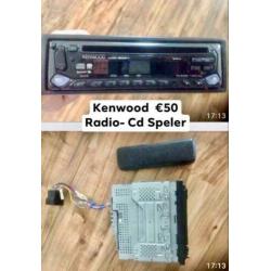 Kenwoon Radio -Cd speler // Banden