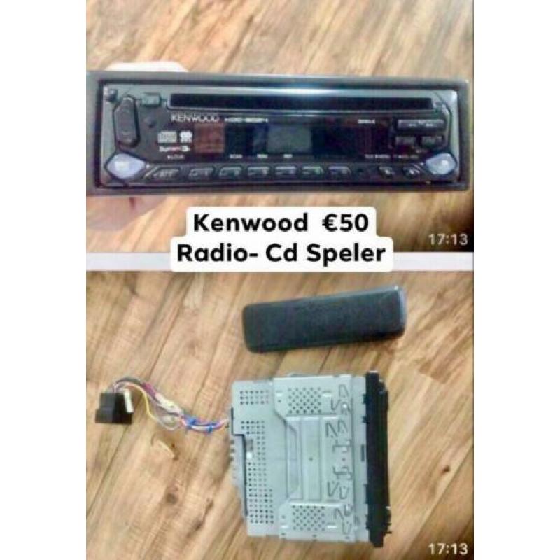 Kenwoon Radio -Cd speler // Banden