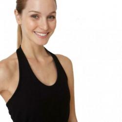 Gezocht Asquith live fast halter yoga top zwart maat S