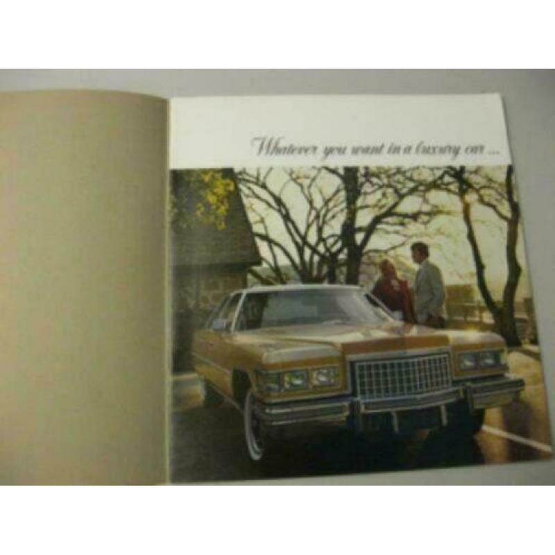 1976 Cadillac Brochure USA