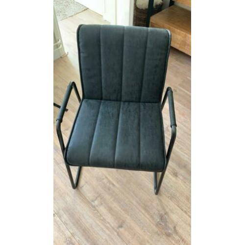 Eetkamerstoelen met armleuning antraciet