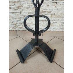 Kaarsenstandaard + kaars 107cm antiek