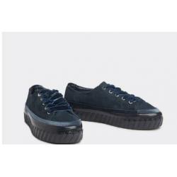 Tommy hilfiger maat 38 platformsneaker met fluwelen veters