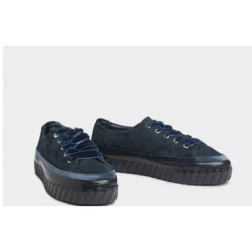 Tommy hilfiger maat 38 platformsneaker met fluwelen veters
