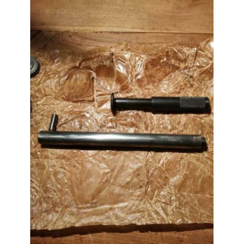 Draaibank Tools en folders o.a. Myford