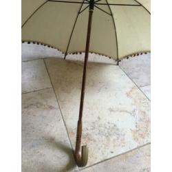 dames parasol / tegen zon / katoen / vintage