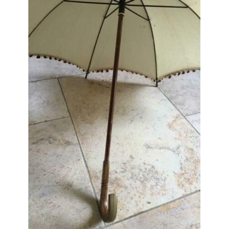 dames parasol / tegen zon / katoen / vintage
