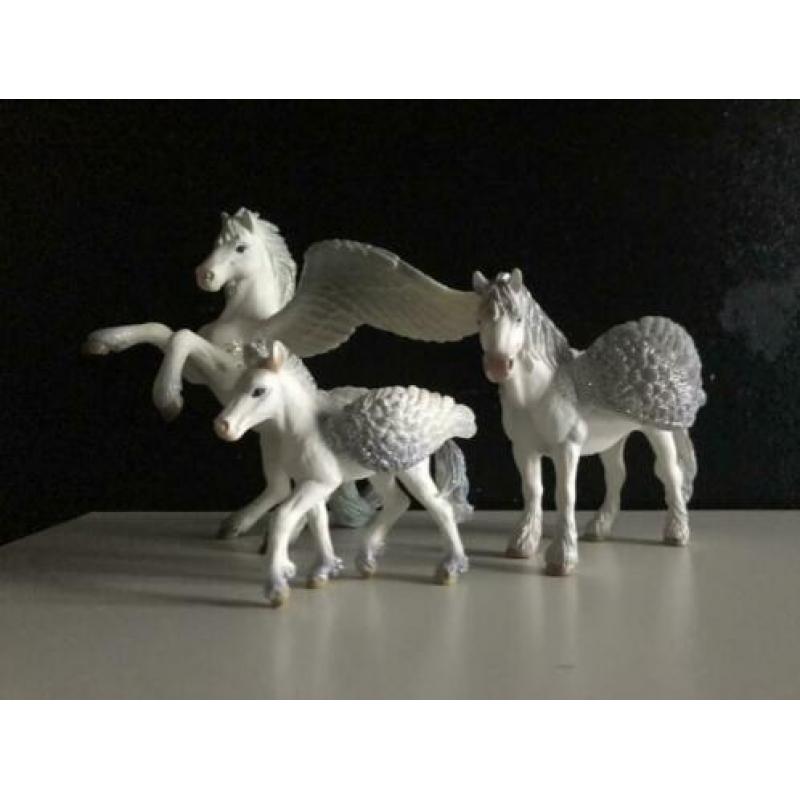 schleich bayala pegasus paarden compleet