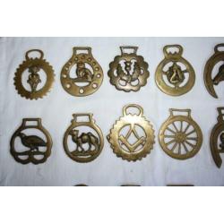 Collectie Horse Brasses. (voor op paardenhoofdstel)