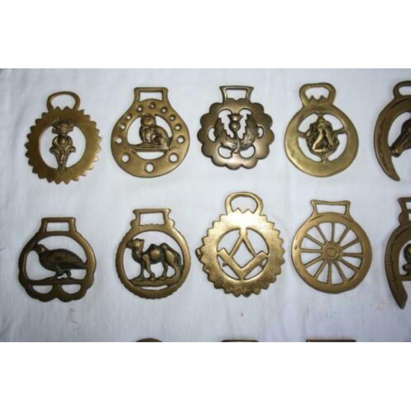 Collectie Horse Brasses. (voor op paardenhoofdstel)