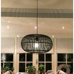 Zwarte hanglamp 60 cm