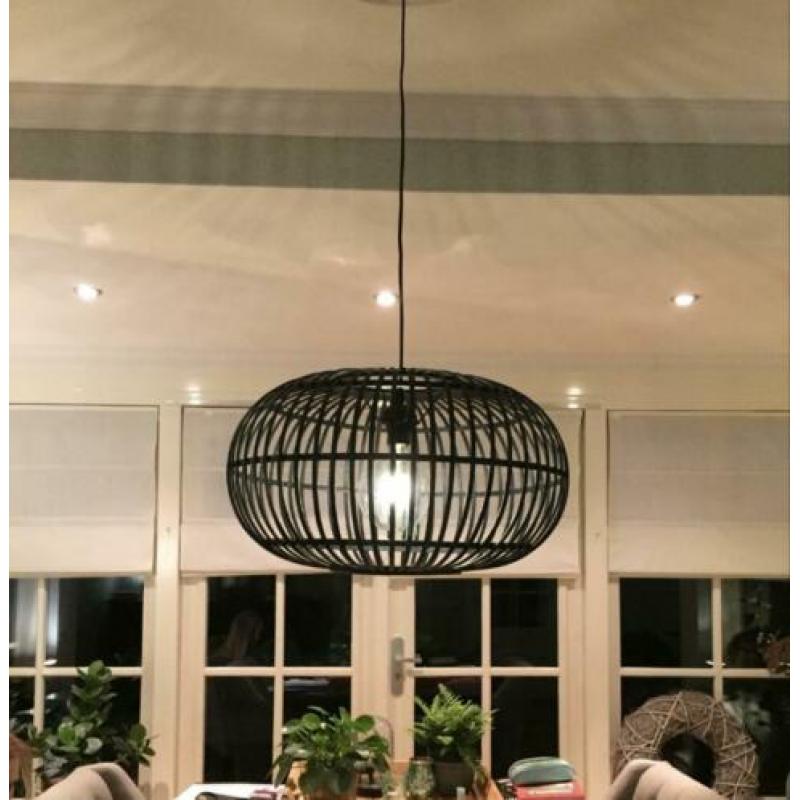 Zwarte hanglamp 60 cm