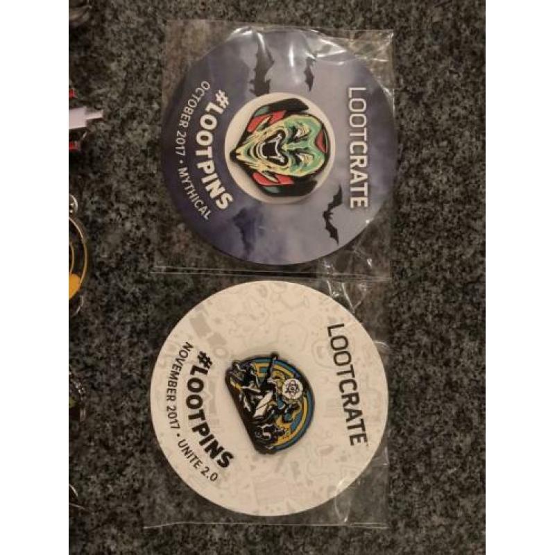 Lootcrate exclusive lootpins pins veel pins.