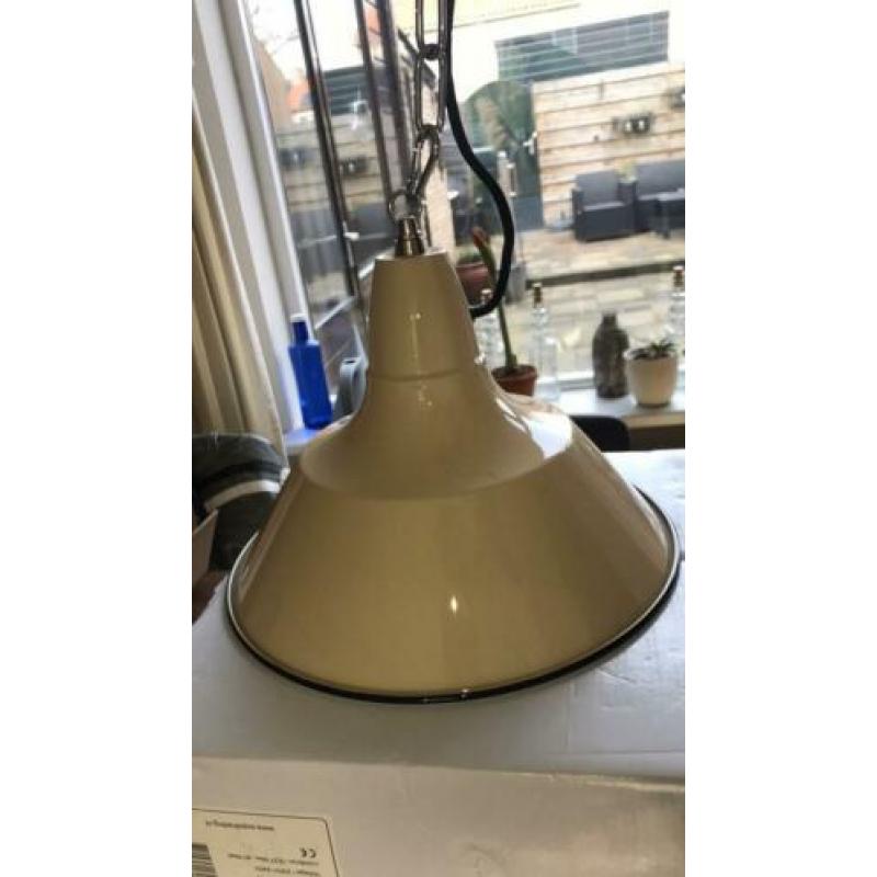 Crème kleurige hanglamp