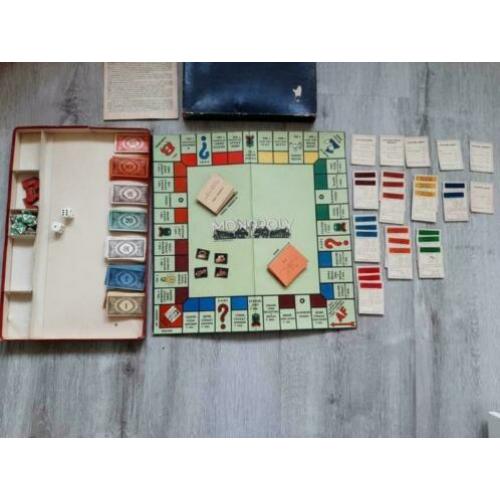 Monopoly vintage zwarte doos