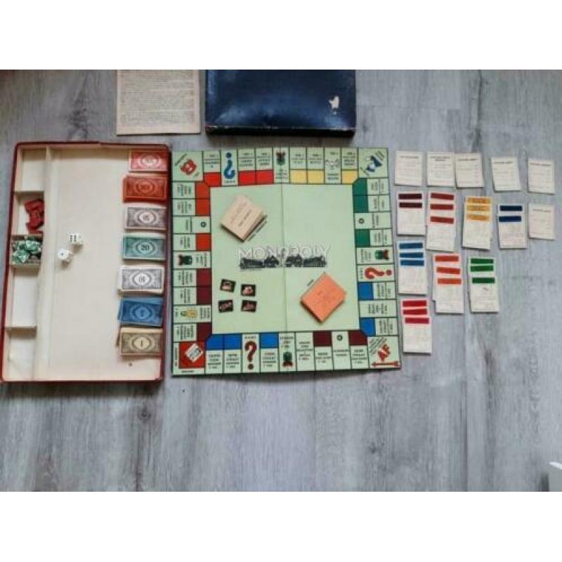 Monopoly vintage zwarte doos