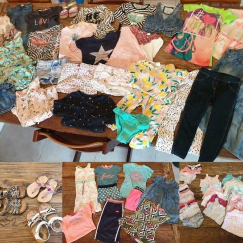 Extreem groot kleding pakket maat 98/104 merk