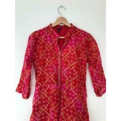 Indiase maxi jurk voor bruiloft XS - Indian wedding dress