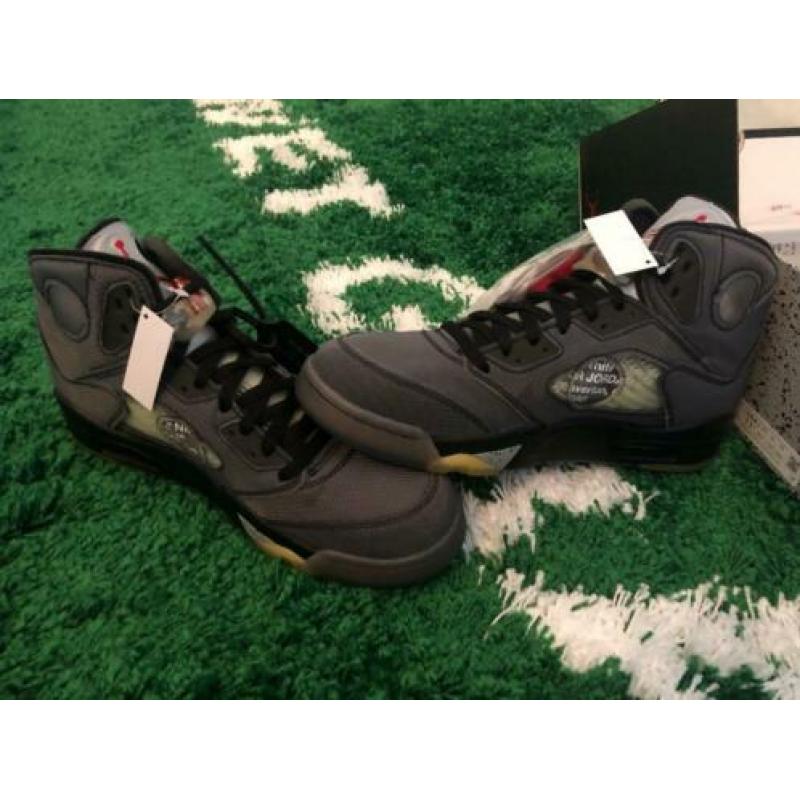 Nike Jordan 5 Retro Off-White Black te koop (EU maat 45,5)