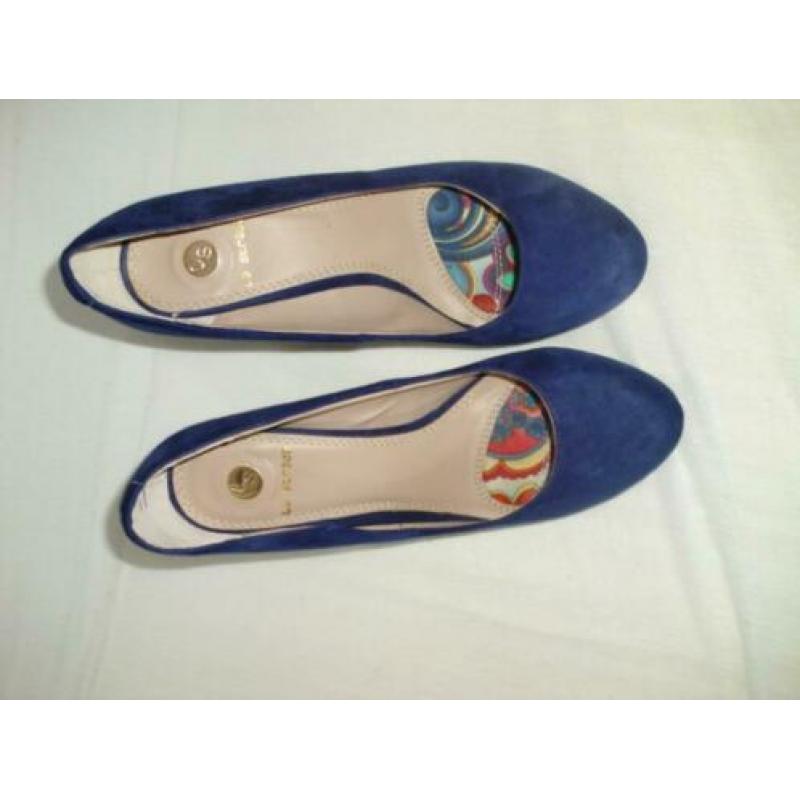 La Strada pumps blauw als nieuw maat 38,5 bijna gratis