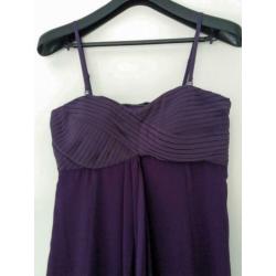 Steps jurk (ook strapless te dragen). Paars. Maat 40. NIEUW!