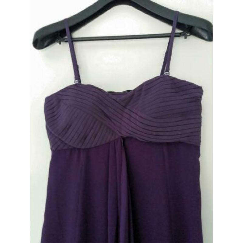 Steps jurk (ook strapless te dragen). Paars. Maat 40. NIEUW!